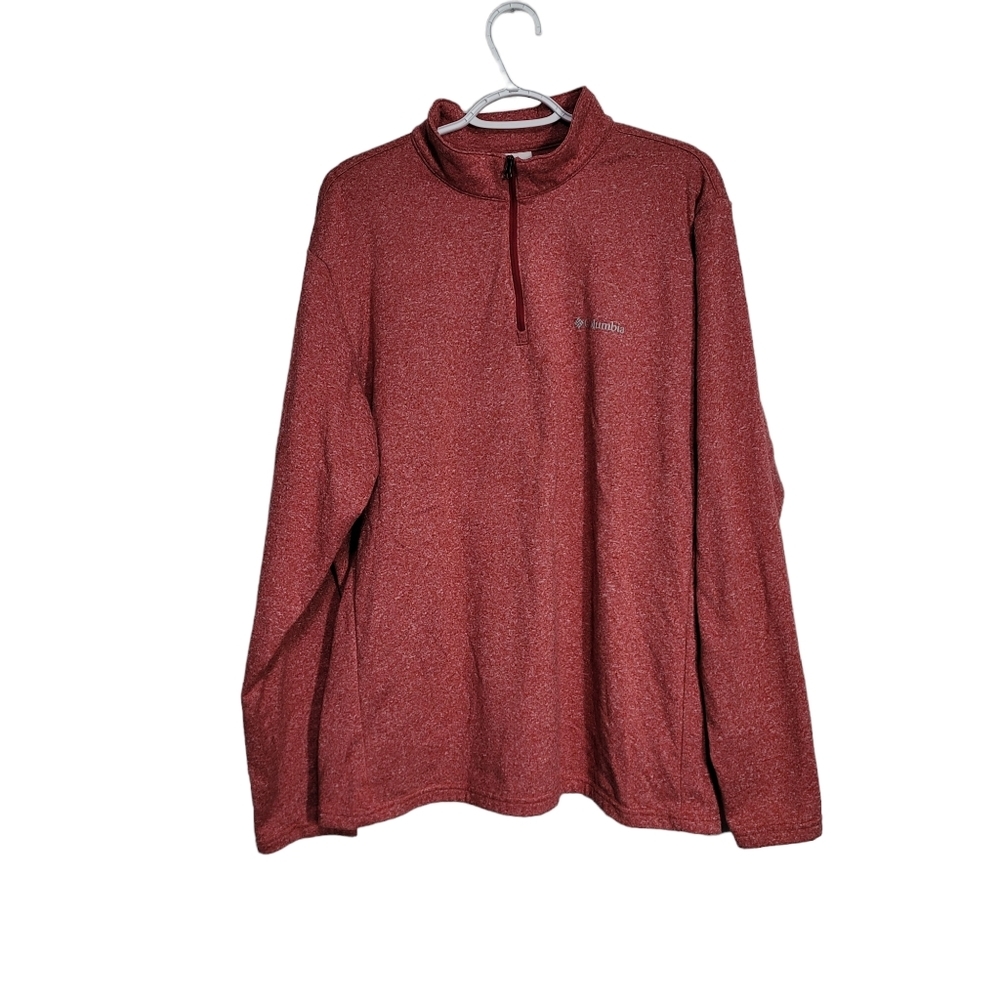 Columbia Quarter Zip Long Sleeve Top size L
